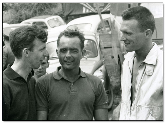 1959 Ferrari Formula 1 Grand Prix Team Phil Hill with</p><p>team mates Tony Brooks and Dan Gurney